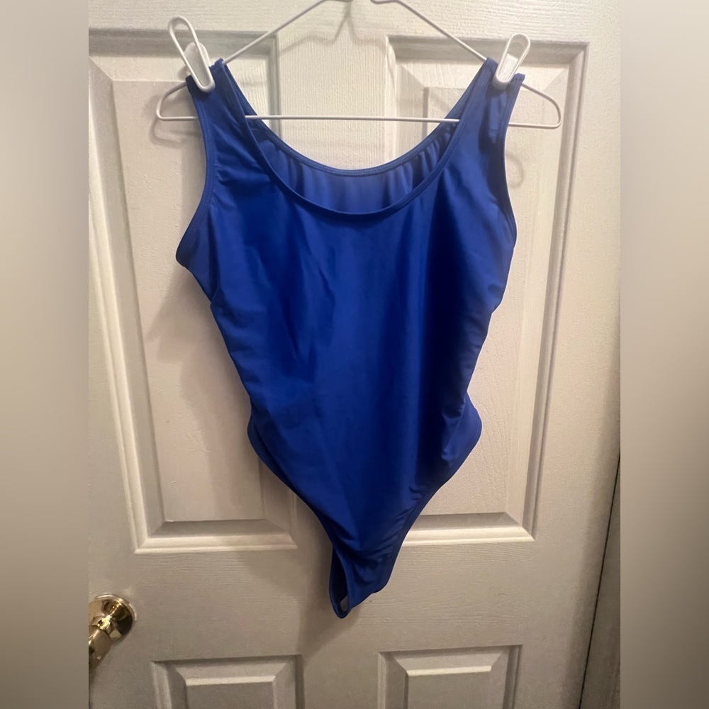 Blue One Piece Swimsuit
